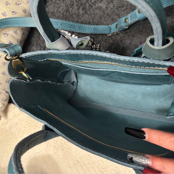 Portland Leather aqua rain drop set - Picture 4 of 4